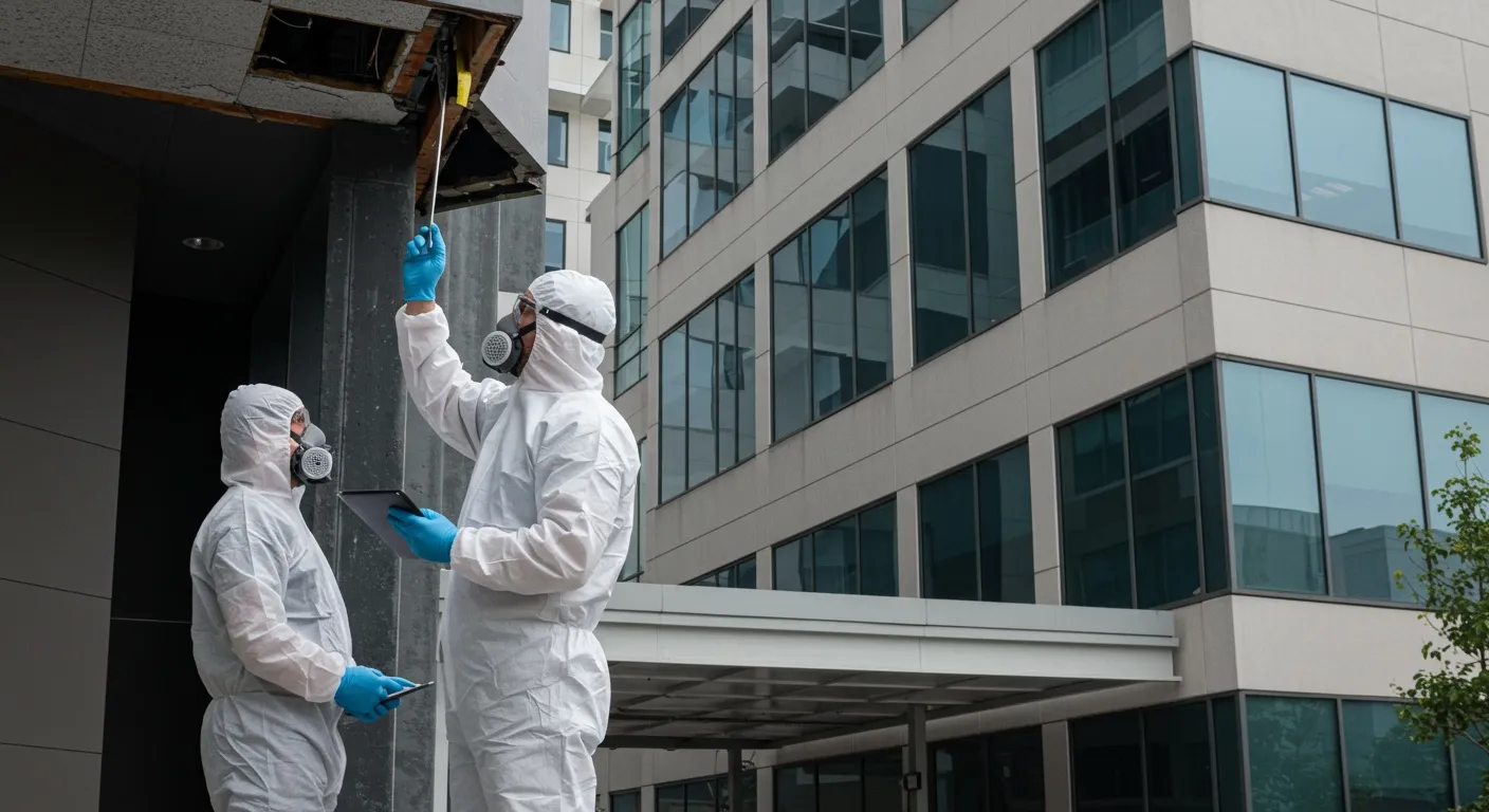Commercial building — asbestos compliance and removal